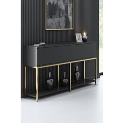 Hanah home lord - anthracite, gold anthracitegold console Cene