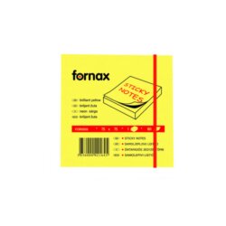 Post-it note blok 75mmx75mm FORNAX 80L neon žuti Cene