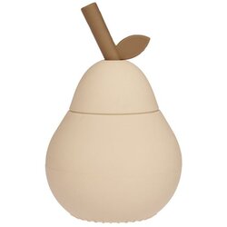 OYOY Mini Krem silikonska dječja šalica Pear – Cene