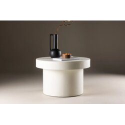 Venture Home Malung klub stolić ⌀80 cm, bijeli Cijene
