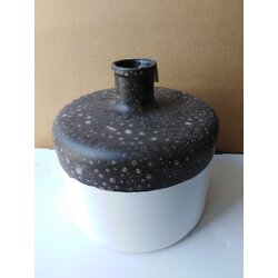 Dekor ĆUP KERAMIKA BRAON/KREM H26X25CM Cene