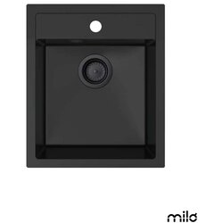Milo Granitna sudopera Alpha 43,5x51,5cm Lava stone ø90 Cene