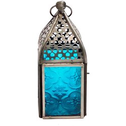 Signes Grimalt Svečniki, kozarci za sveče Candelabro Lantern Modra Cene