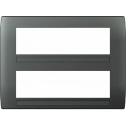 TEM Okvir za modularne vtičnice in stikala Soft (2 X 7 modulov, antracit) Cene