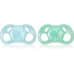 Twistshake Orthodontic 6m+ duda Blue+Green 2 kos Cene