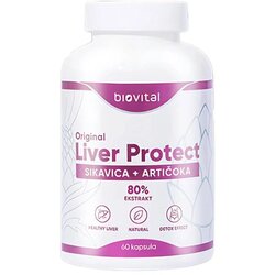Biovital dodatak ishrani liver protect, 60 kapsula Cene