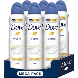 Dove original dezodorans, 6x150ml Cene