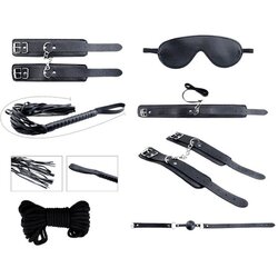 Alive Secret Desires BDSM Kit Black 8pcs Cene