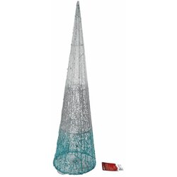 Shiny cone, jelka, svetlucava, tirkizna, LED, 80cm ( 760014 ) Cene