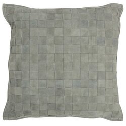 J-Line COUSSIN CARR PETIT CUIR VE (45x45x8cm) Siva Cijene