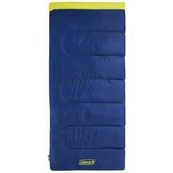 Coleman Heaton Peak 220 Adult Rectangular sleeping bag Cotton, Polyester Blue, Yellow Cene