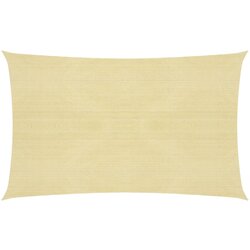 vidaXL Jedro za zaštitu od sunca 160 g/m² bež 3 x 6 m HDPE Cijene