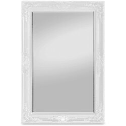 Casa Chic Manchester Zidno ogledalo s masivnim drvenim okvirom, pravokutno 90 x 60 cm Cijene