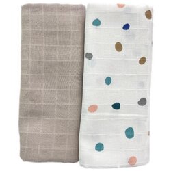 Deksi muslin tetra pelene 80x80cm tufne-braon ( 3861 ) Cene
