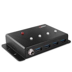 Lindy 4 Port USB 3.0 Metal Hub Cene