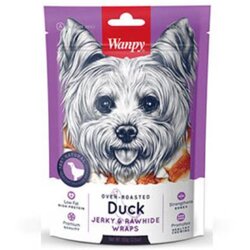 WANPY poslastica za pse Dog Jerky & Rawhide Wraps pačetina 100g Cene