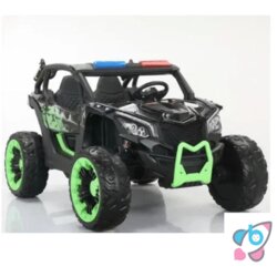Veliki džip Dvosed 4x4 322 na akumulator 12V 140x91x80cm CRNI Cene