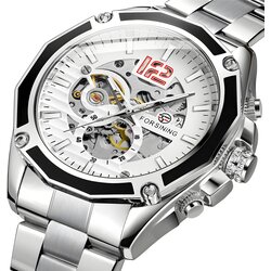 FORSINING Ura RH-14579 - Srebrna Cene