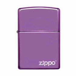 Zippo upaljač high polish purple logo Cene