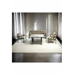 Hanah home baštenska garnitura nergiz mermer 3+1+1 beige Cene