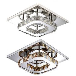 Toolight stropna svjetiljka kristalna kvadratna glamour stropna s 8W APP405-C APP406-C Cijene