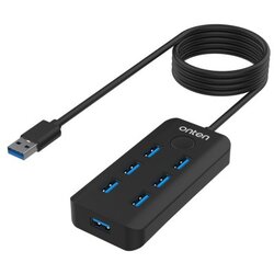  Hub usb 3.2 sa 7 portova gen 1 5g + lock screen dugme 50cm (otn-8120) onten ( HUB107 ) Cene