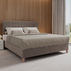 Bessagi Home Postelja Boxspring Olivia, Siva, 180x200 Cene