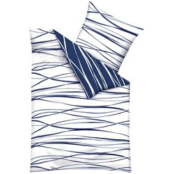 Kaeppel posteljnina motion 140/220 cm modra, bela Cene