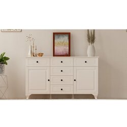 Hanah home Rb-025-01 matte white dresser Cene