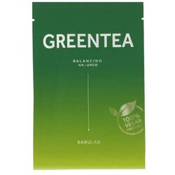 Barulab Green Tea Balancing Face Mask maska za obraz mastna koža 23 g unisex Cene