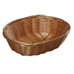 Kesper Košara za kruh ovalna 24x20x6 plastic-pletivo 1203378 Cene