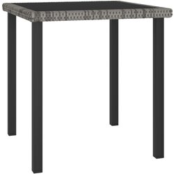 vidaXL Vrtni blagovaonski stol sivi 70 x 70 x 73 cm od poliratana Cijene