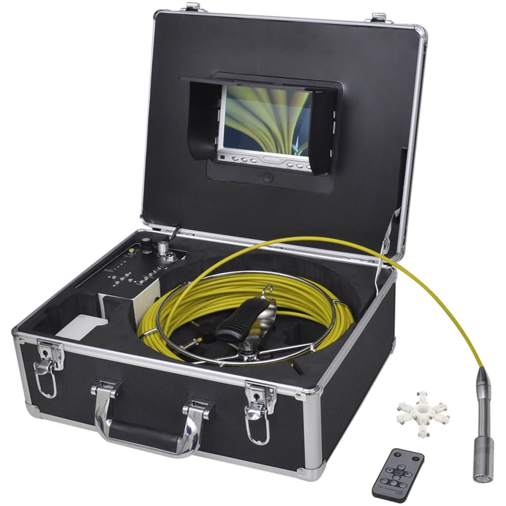 vidaXL Kamera za pregledovanje cevi 30 m z DVR nadzorno omarico, (20751485) Cene