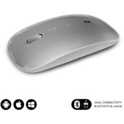 Subblim RATON Dual Flat Mouse Silver Refargeble, (21279858) Cene
