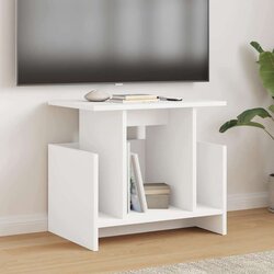 TV stalak Bijelo 50 x 35 x 45 cm Konstruirano drvo Cene