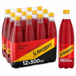Schweppes Sour Cherry Peper 500 mL×12 XXL pakiranje Cene