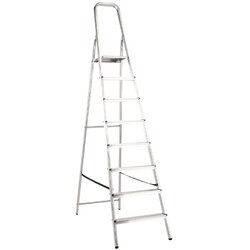 Alpos preklopne ljestve (8 stepenica, radna visina: 3,55 m, aluminij) Cene