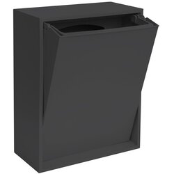 ReCollector Crna kanta za smeće za odvojeni otpad/zidna od reciklirane plastike Recycling Box – Cene