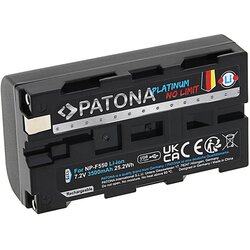 Patona Akumulatorska baterija za Sony NP-F550/F330/F570, 3500 mAh Li-Ion Platinum, USB-C punjenje Cene