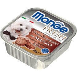 Monge FRESH dog Pate in Koščki s Tuno 100 g Cene