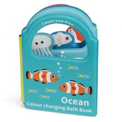 Rex London Interaktivna igrača Colour changing bath book Ocean – Cene