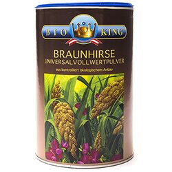 BioKing Bio polnozrnato rjavo proso - 500 g posoda Cene