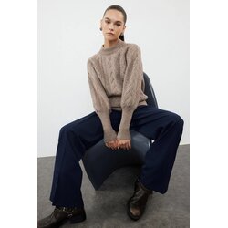 Trendyol Milla Ženski duks TWOAW21KZ0109, Taupe-Beige Cene