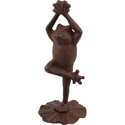 Miljögården Okrasna žaba "Yoga" iz litega železa - 1 k. Cene