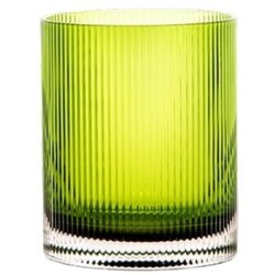LIVELLARA Kozarec za vodo, sok Rigatino green / 300ml / zelen / steklo, (5000255107) Cene