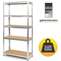 SmartStorage polica metal medijapan 180x90x45cm 5X100kg Cene