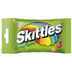 Skittles Crazy Sours, stoječa vrečka - 38 g Cene