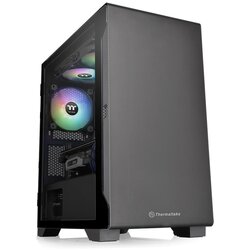 Thermaltake S100 tg micro case tempered glass, 1x 120mm fan Cene