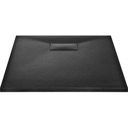 vidaXL Kad za tuš SMC črna 90x70 cm Cene
