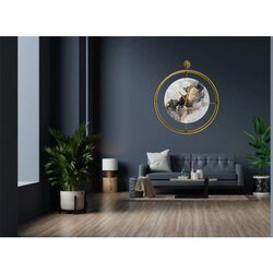 WALLXPERT dekorativni metalni zidni sat mclock 00123 Cene